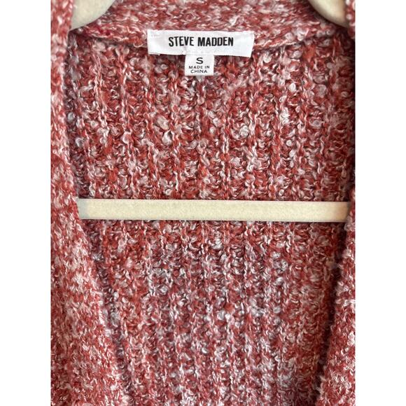 NWT Steve Madden Odetta Open Pocket Cardigan In Salmon Size Small - Picture 3 of 6